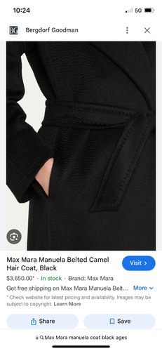 Max mara manuela camelhair - mara,